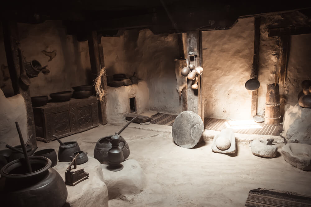 Old style utensils at Baltit Fort