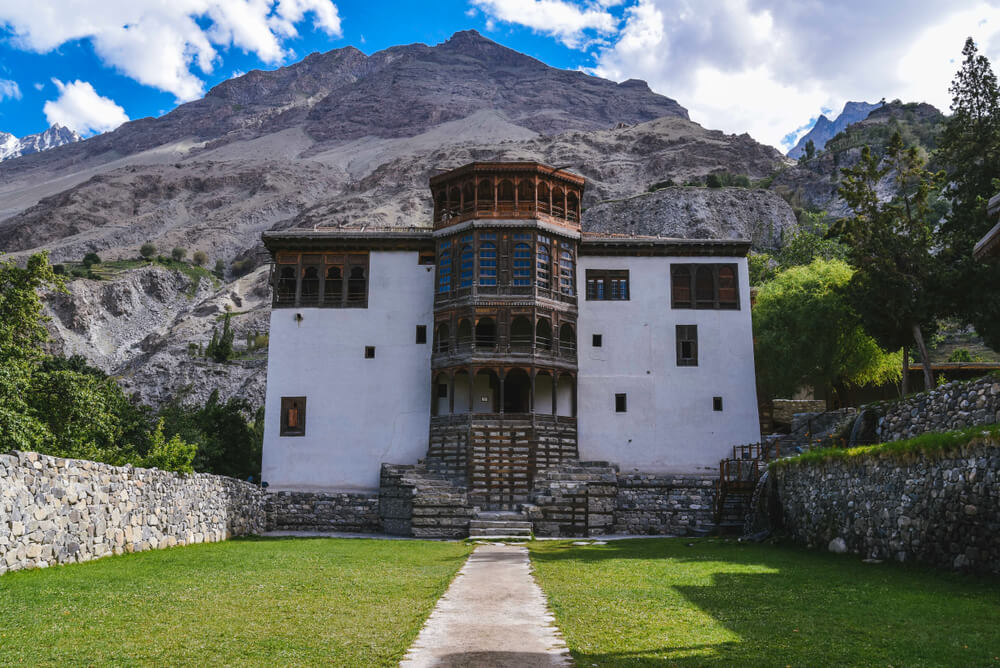 The Skardu fort in Skardu Pakistan.