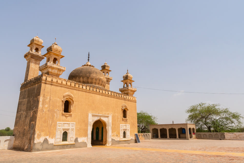 Side view of Multan Fort Pakistan