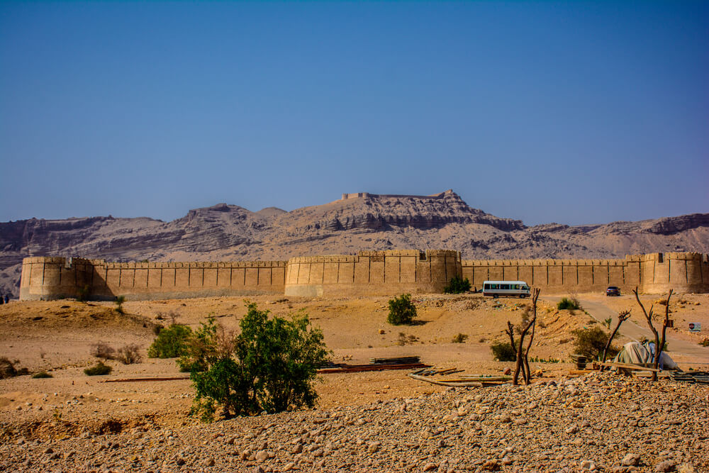 Outside view of Miri Fort Pakistan