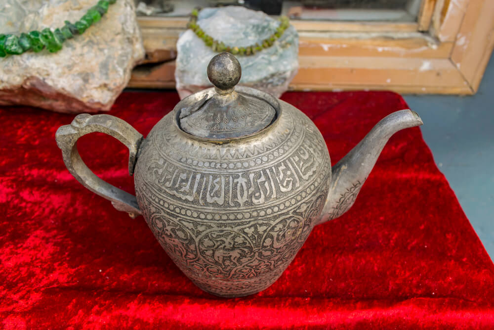 Pots at the Altit Fort in Pakistan