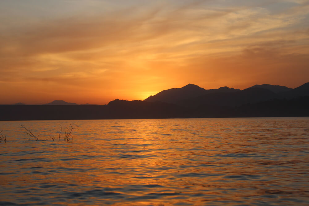 Tarbela Dam Sunset
