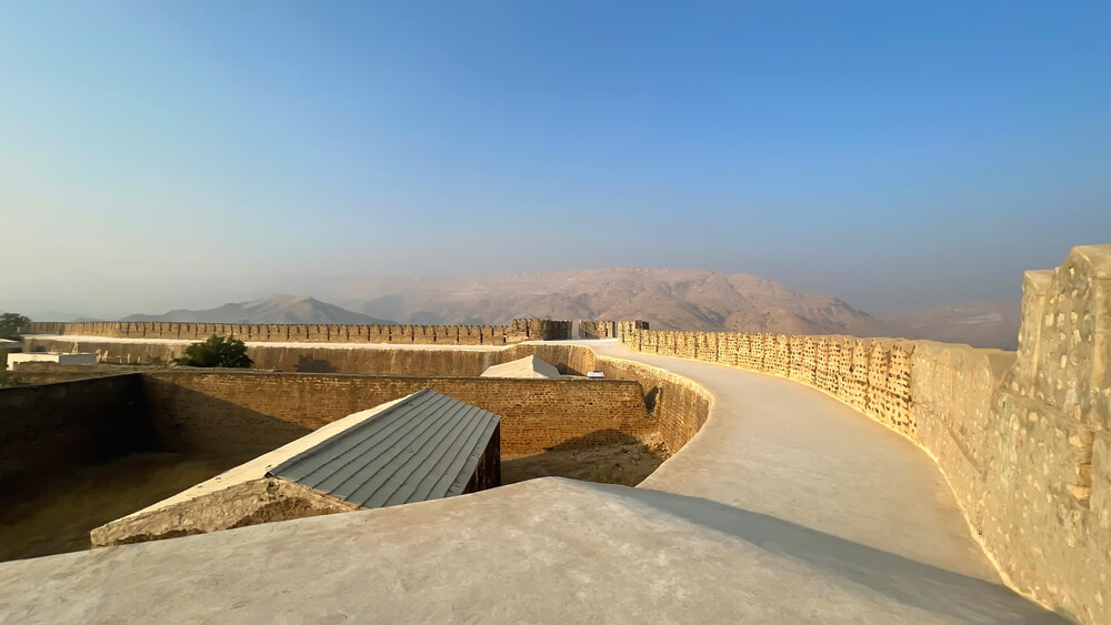 Inside view of Miri Fort Pakistan