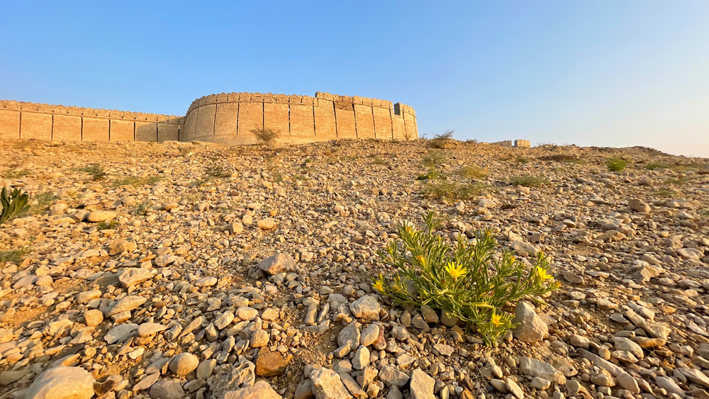 Outside view of Miri Fort Pakistan