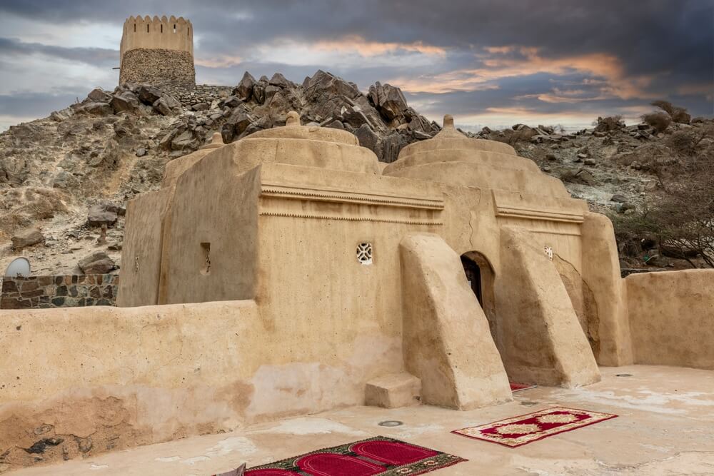 Old mosque in Kharphocho Fort in Pakistan