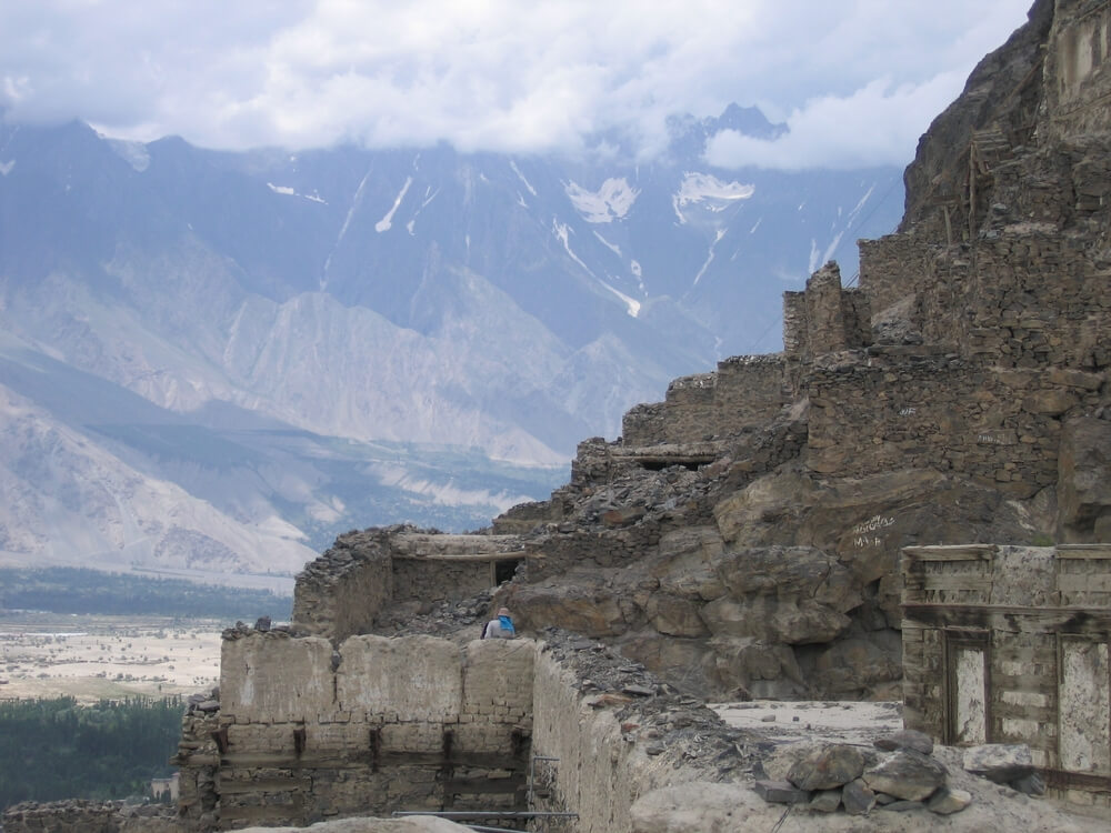 Kharphocho Fort near Skardu in Pakistan