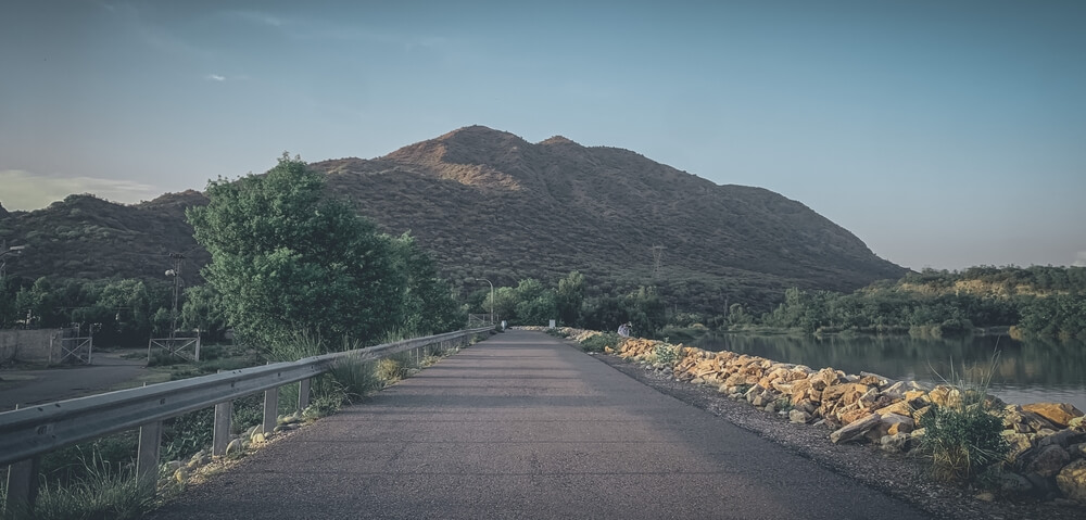 Tarbela Dam walkway