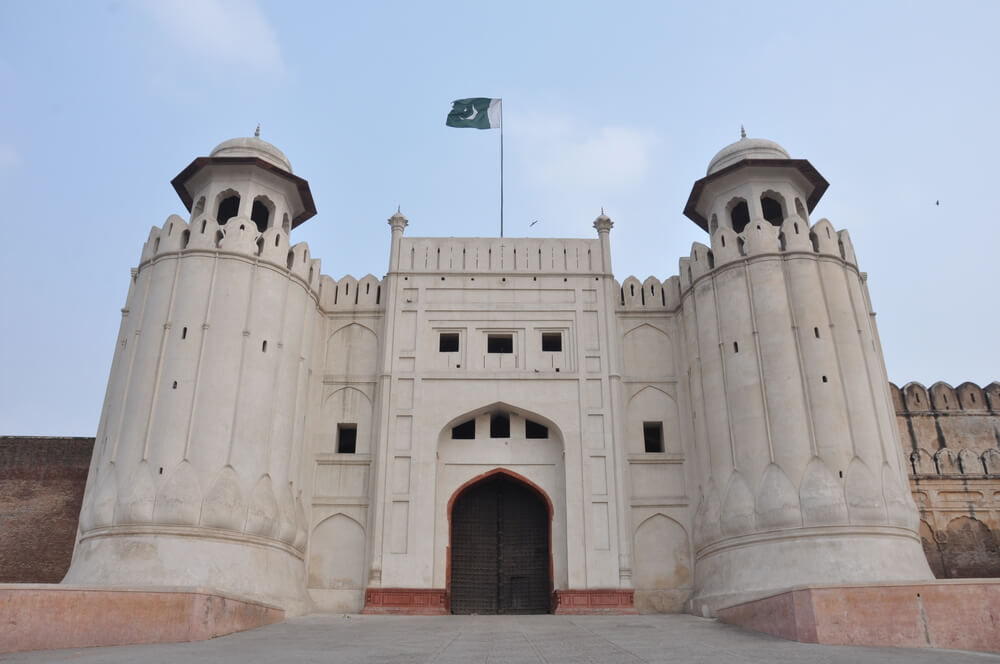 The fort of Sandeman front view in Multan.