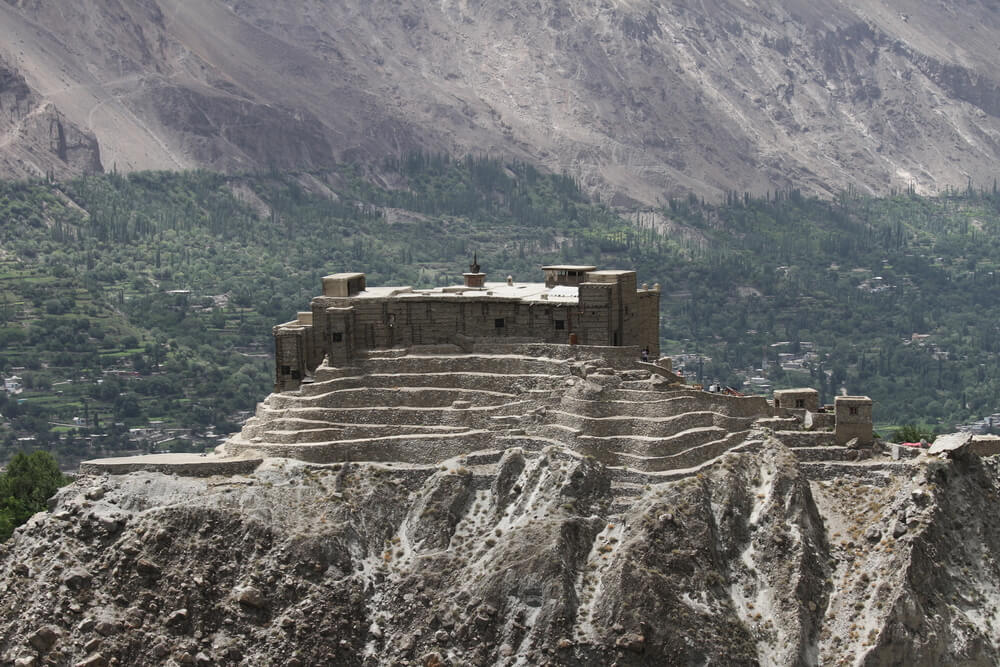 Backside view of Baltit Fort