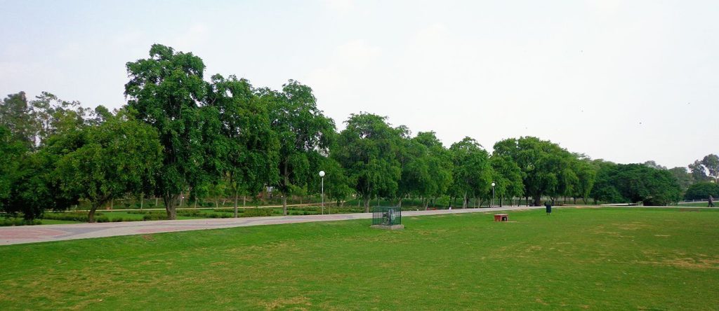 Gulshan-e-Iqbal Park in Lahore, Pakistan.